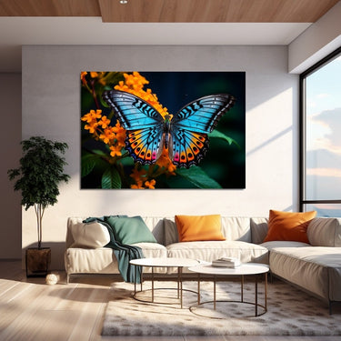 Multicolor Butterfly Painting